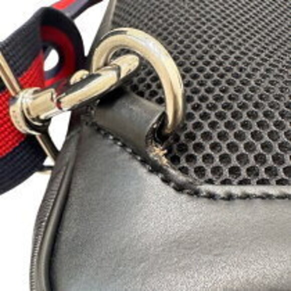 Gucci GG Supreme Spring Bag black leather body - Picture 11 of 11